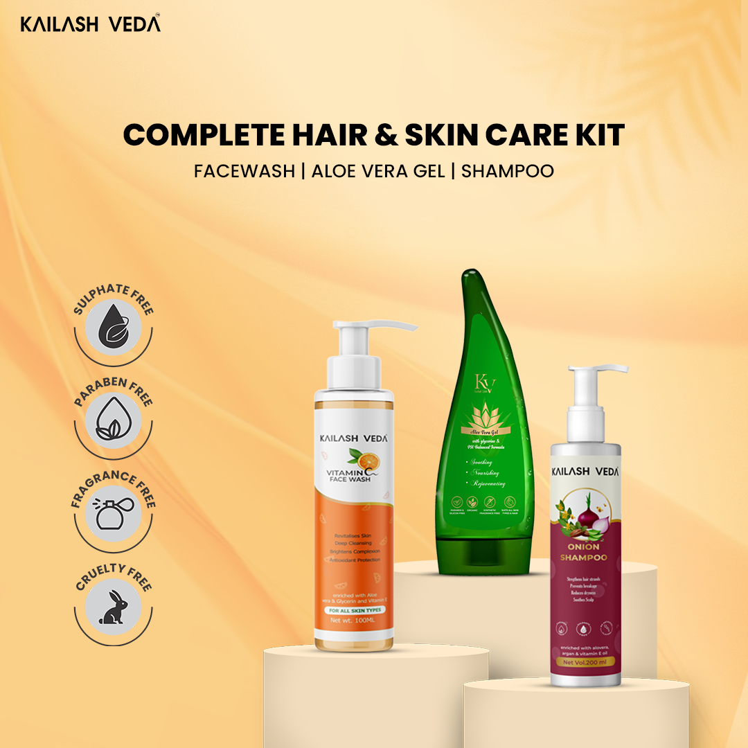 Complete Hair & Skin Care Kit