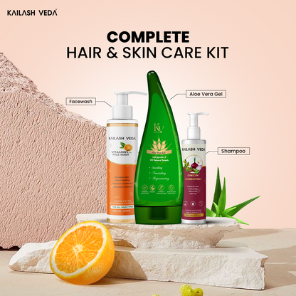 Complete Hair & Skin Care Kit